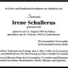 Sill Irene 1904-1994 Todesanzeige